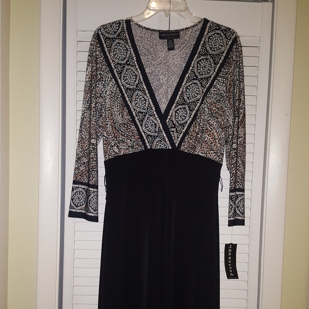 Animal Print dress flared bottom